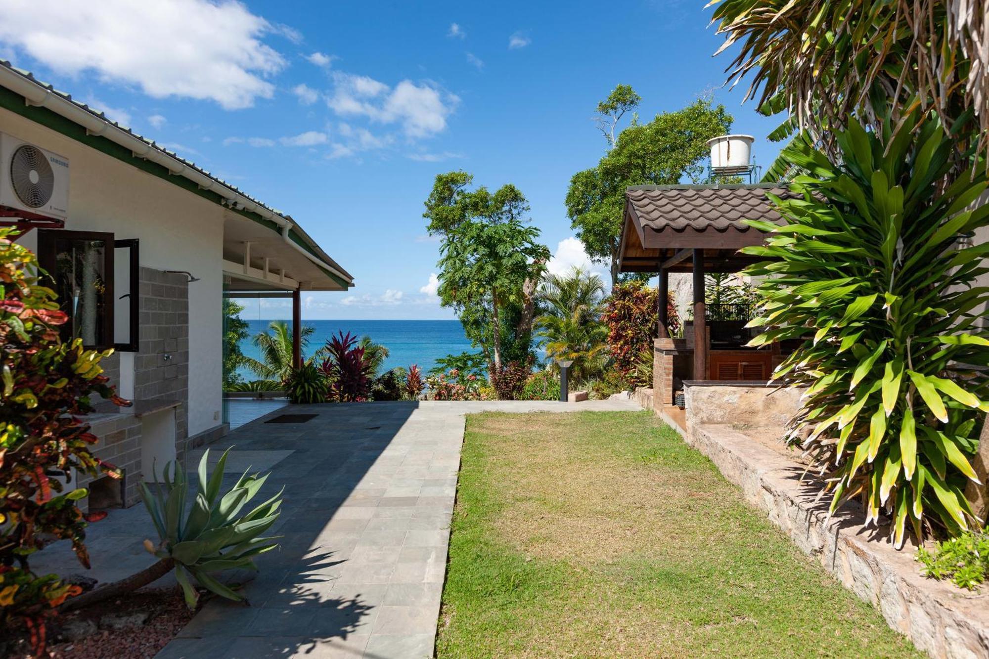 Cote Mer Villa Baie Sainte Anne Exterior foto